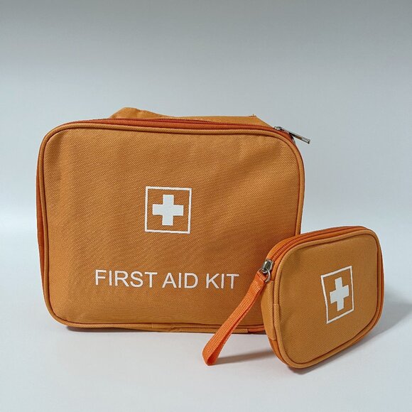 2Pcs First Aid Bag Travel Home Medicine Storage Bag Emergency Medical Trauma Box - Picture 1 of 7